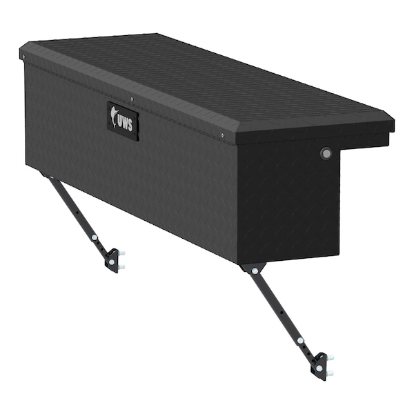 Uws Matte Black Aluminum 48 Truck Side Tool Box with Low Profile SpaceSaving Legs EC30203-MK2 - main